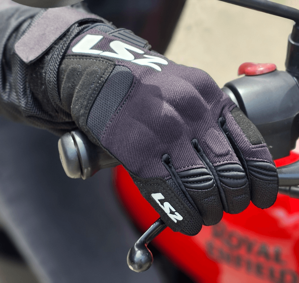 Guante LS2 Silva Hombre Negro